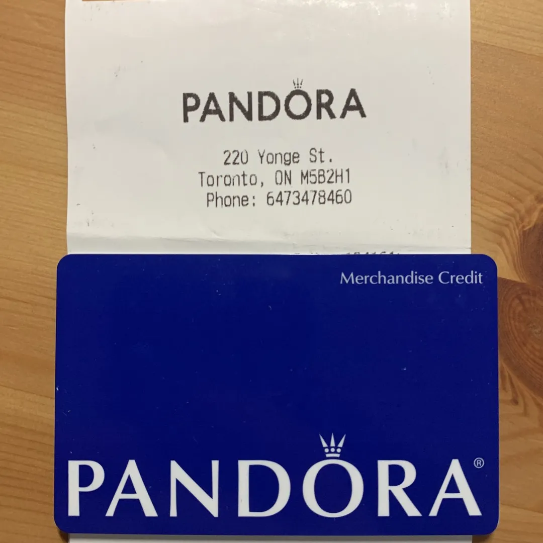 $56.50 Pandora store credit photo 1