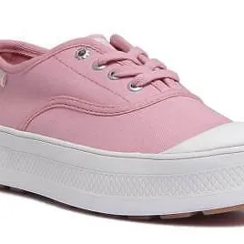 Palladium Pink Canvas Shoes Size 39 EUR Womans photo 1