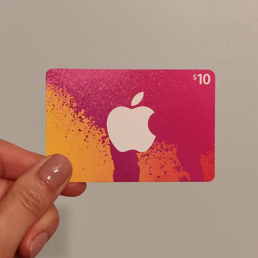 Apple iTunes Gift Card $10 photo 1