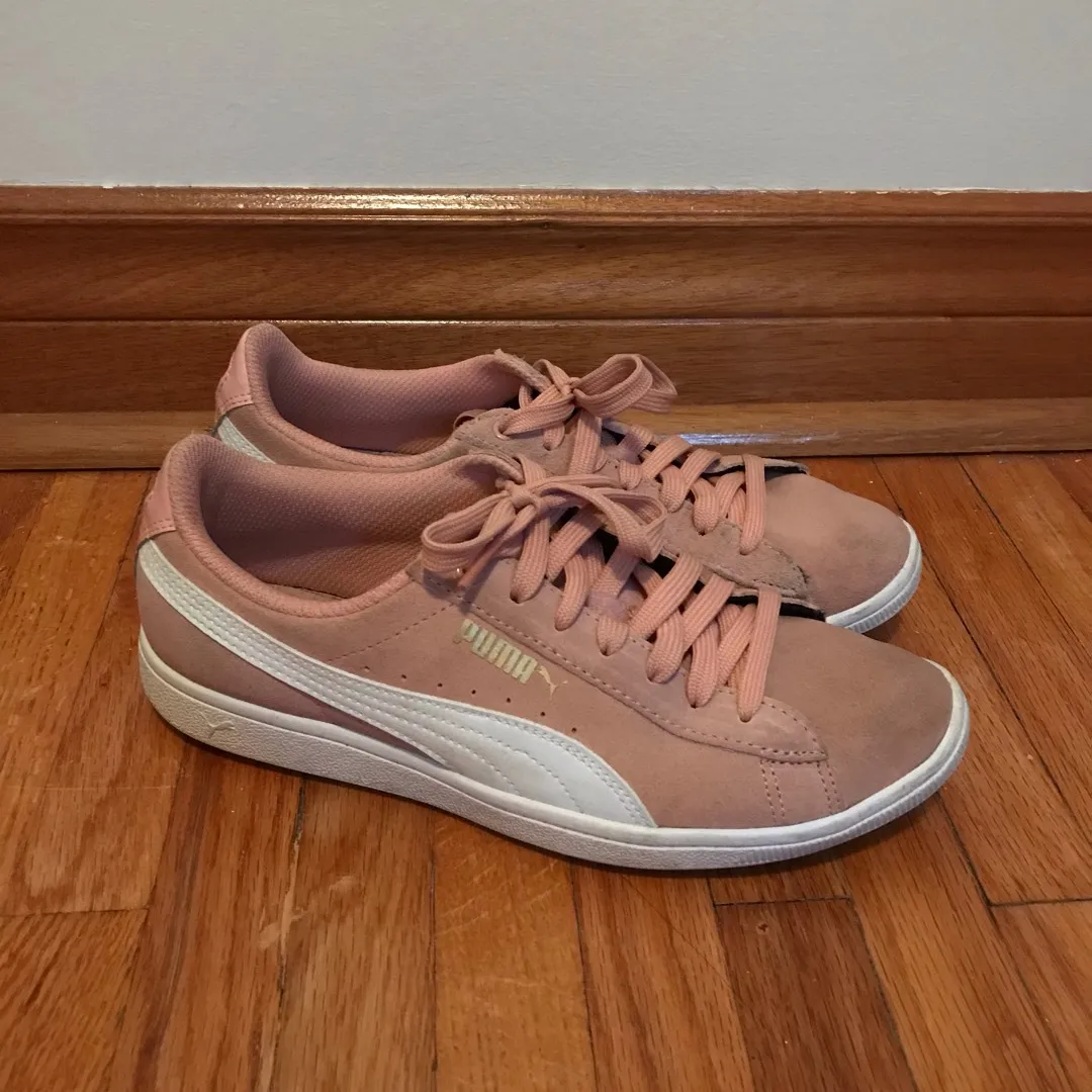 Pink Puma Sneakers - Women’s Size 7 photo 5