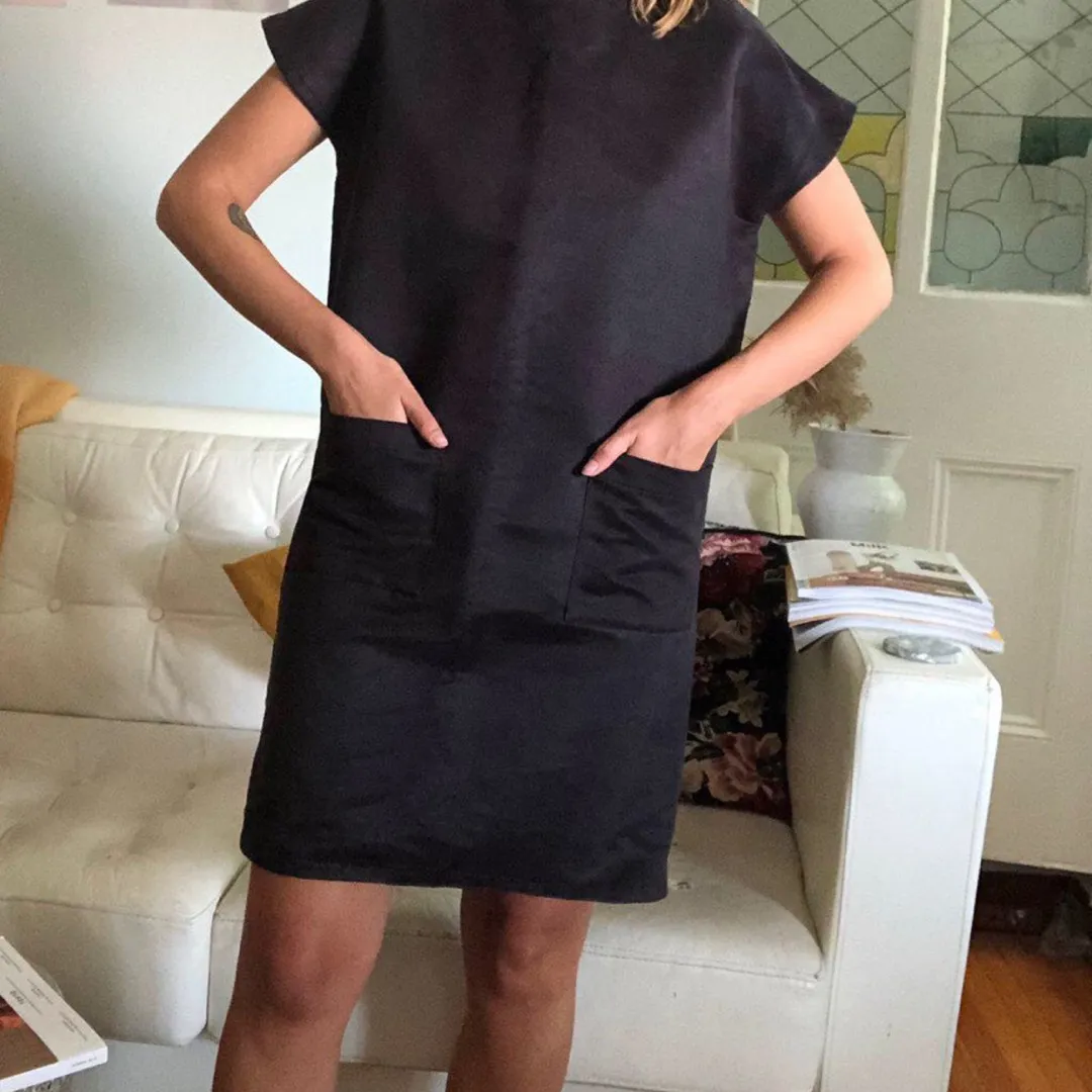 Size Small Navy Suede Dress From MEG store photo 3
