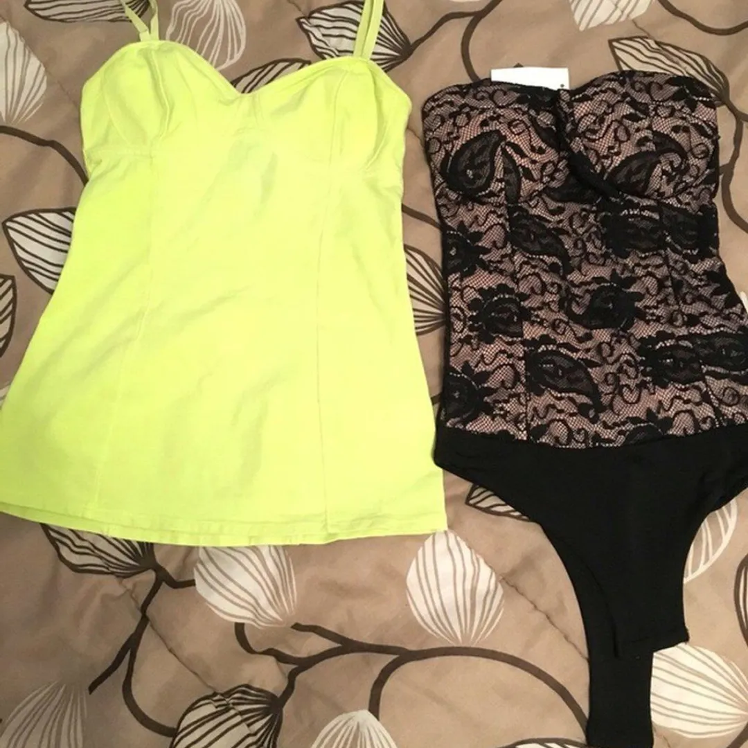 Neon Tank Top And Body Suit photo 1