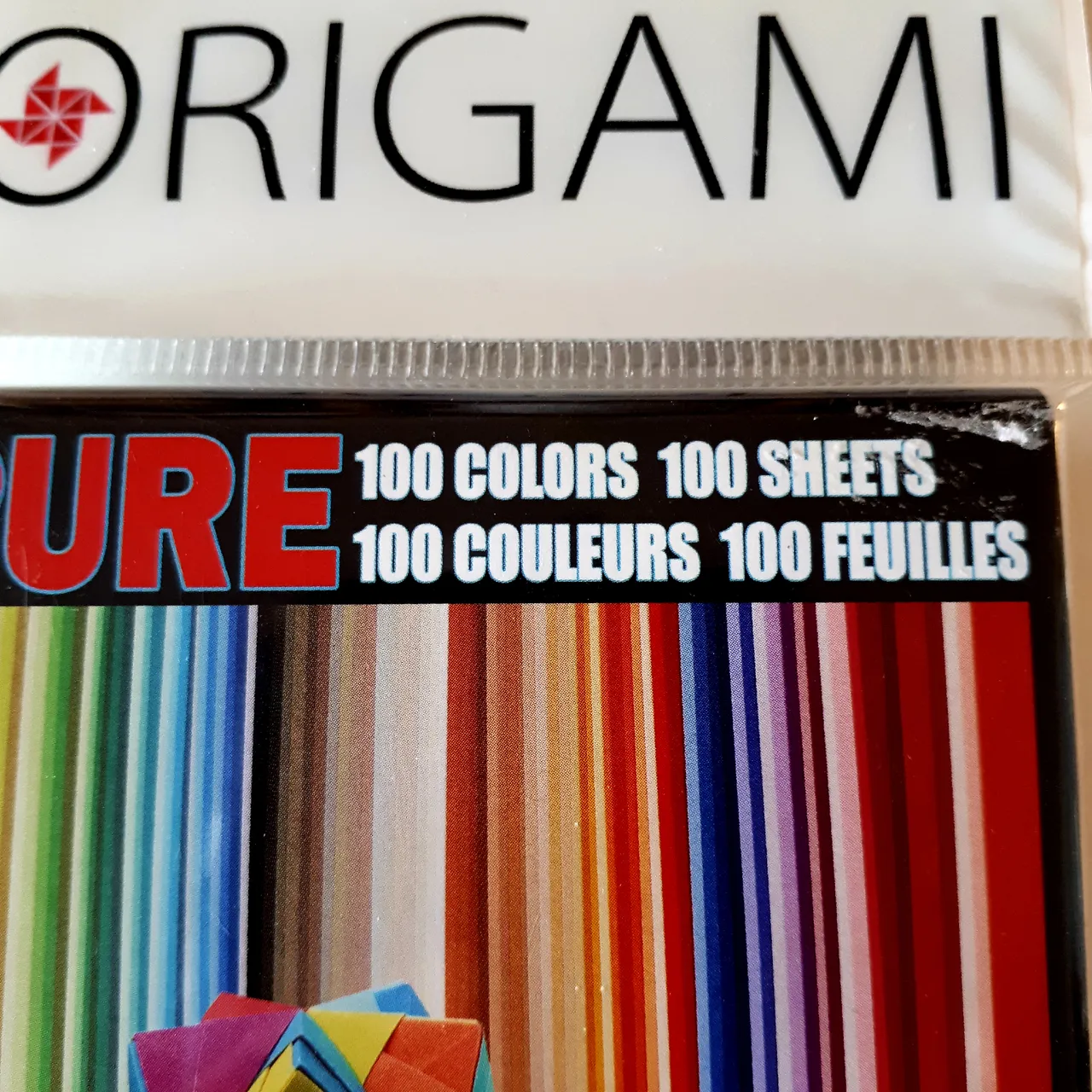 Origami Paper 100 Colours / 100 Sheets (small size) NEW BNIP photo 4