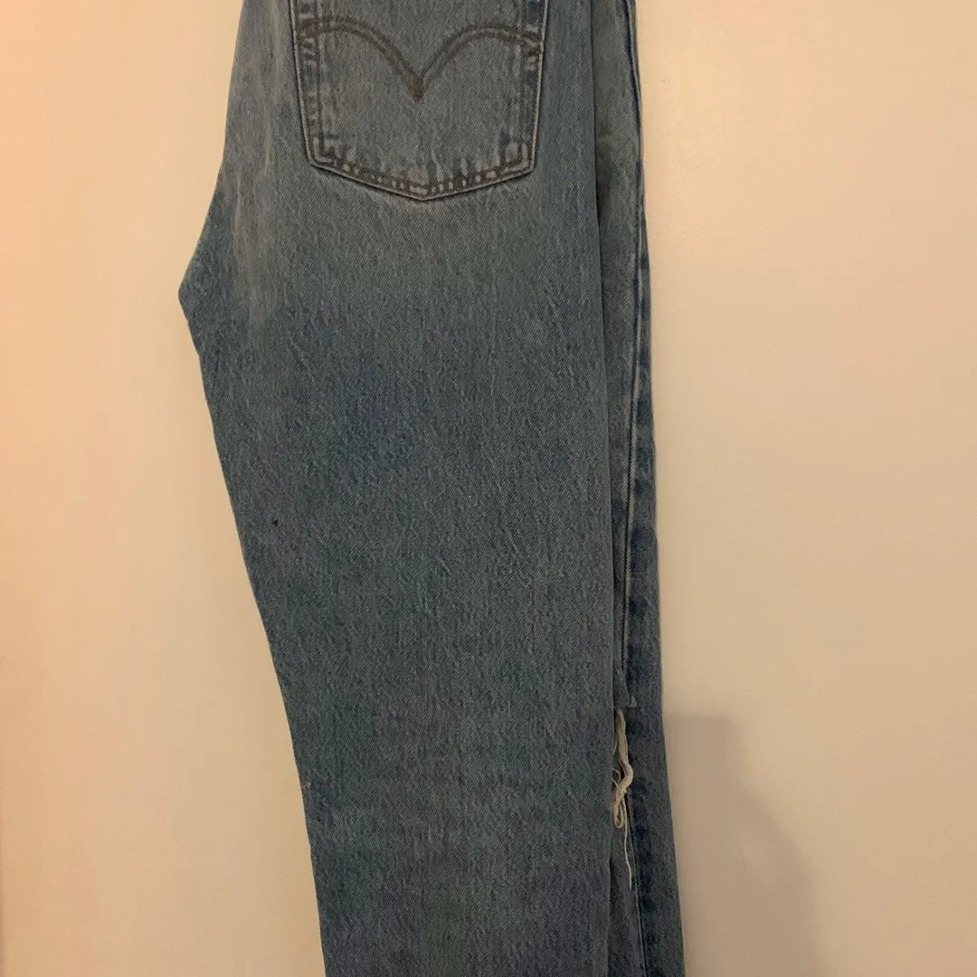 Levi Wedgie Straight Jeans Size 27 photo 6