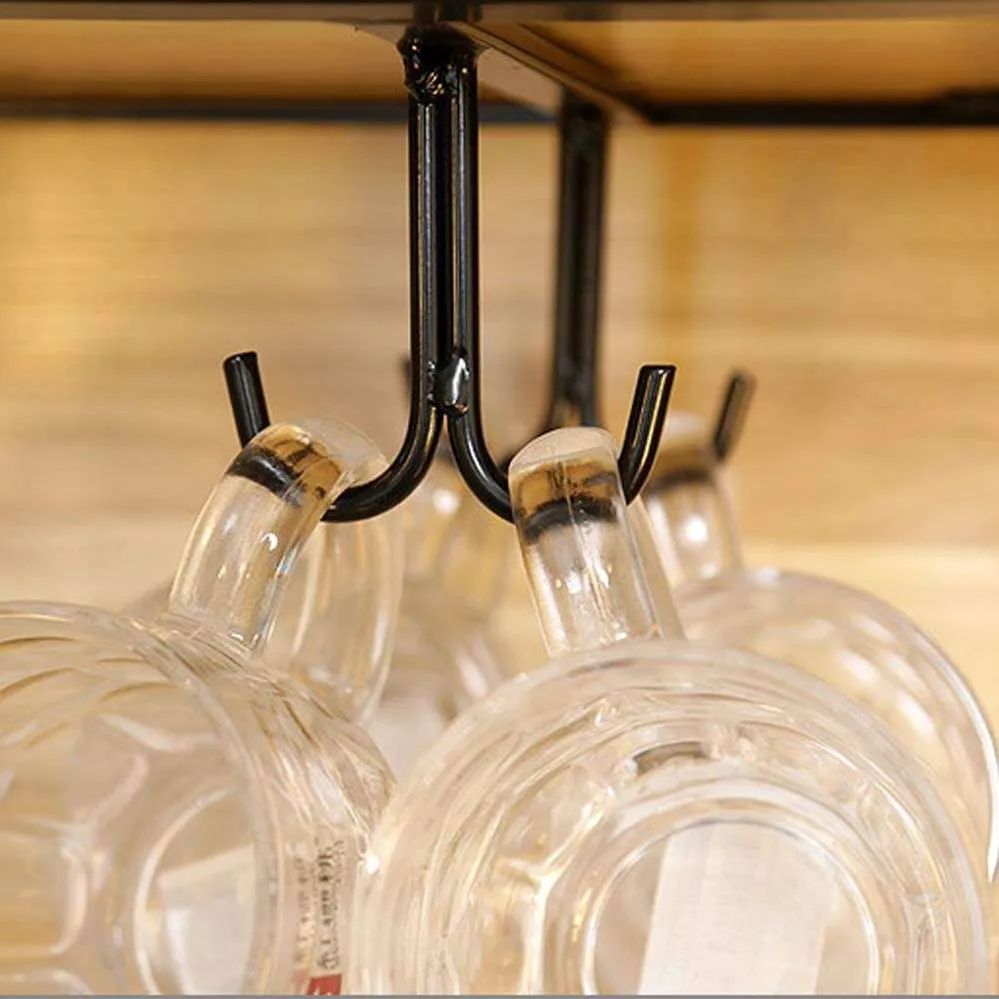 Under Cabinet Mug Holder Hooks Coffee Cups Hanging Rack/Organ... photo 4