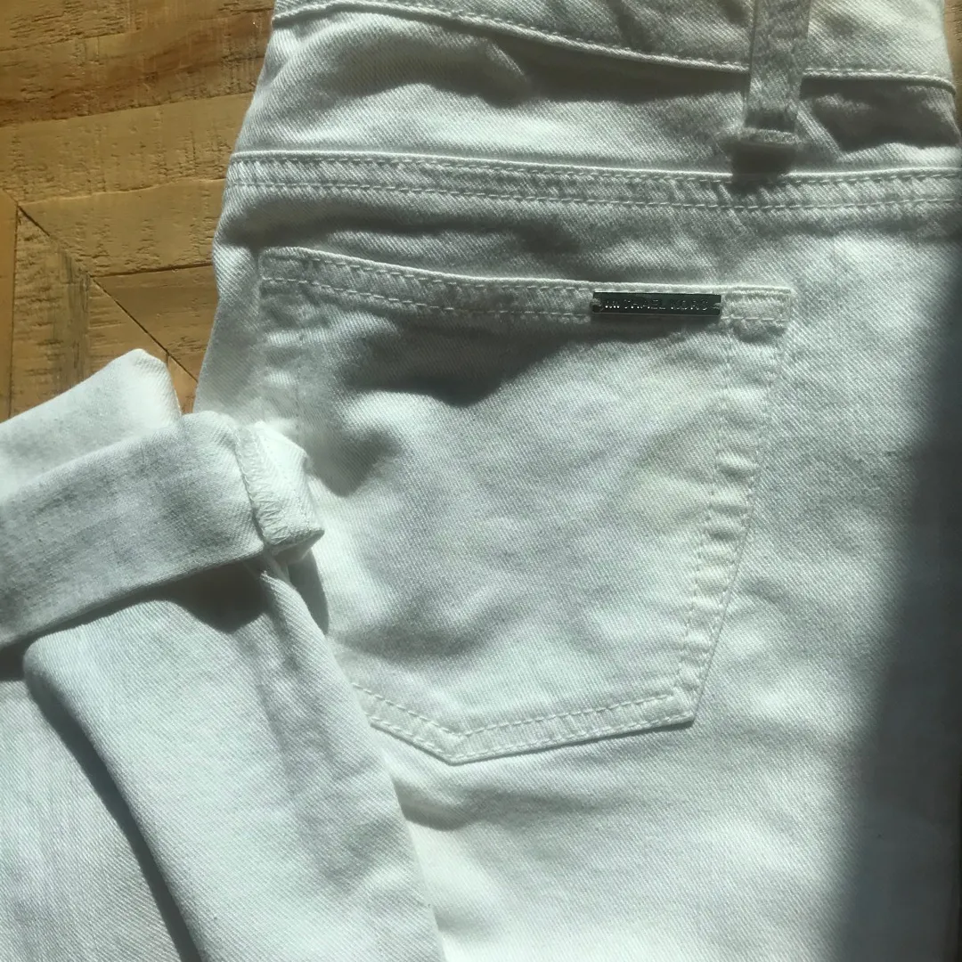 Michael Kors White Jeans Size 4 photo 1