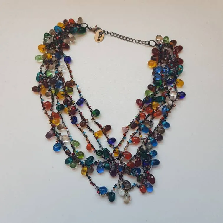 Layered beaded necklace photo 1