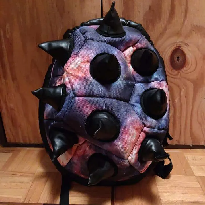 Bio Domes Goth Punk Rave  Space Spike Shell Backpack photo 1