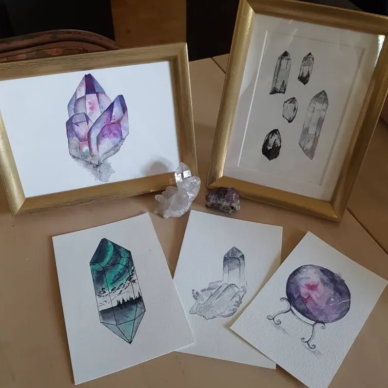 Watercolour Crystal Paintings photo 1
