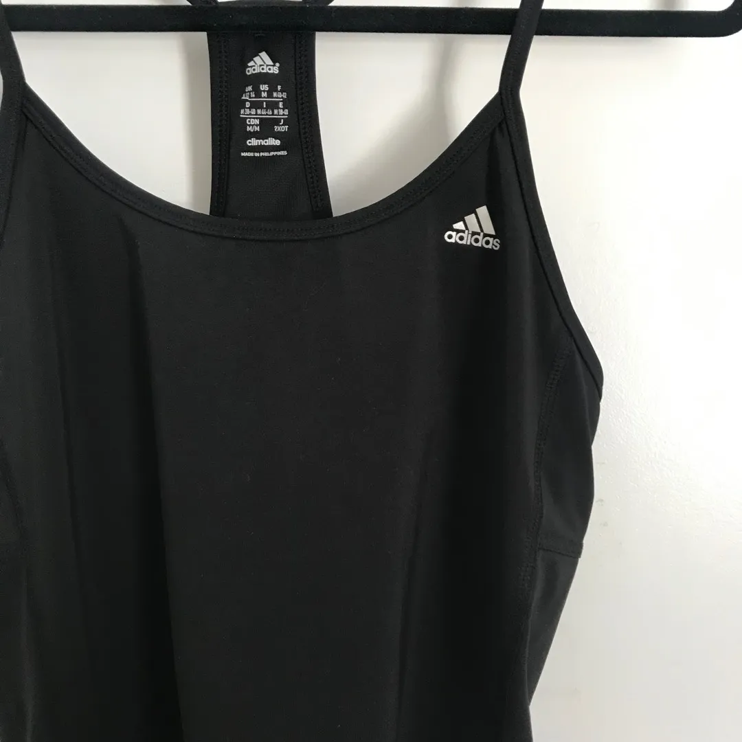 Adidas Black Workout Tank Size M photo 1