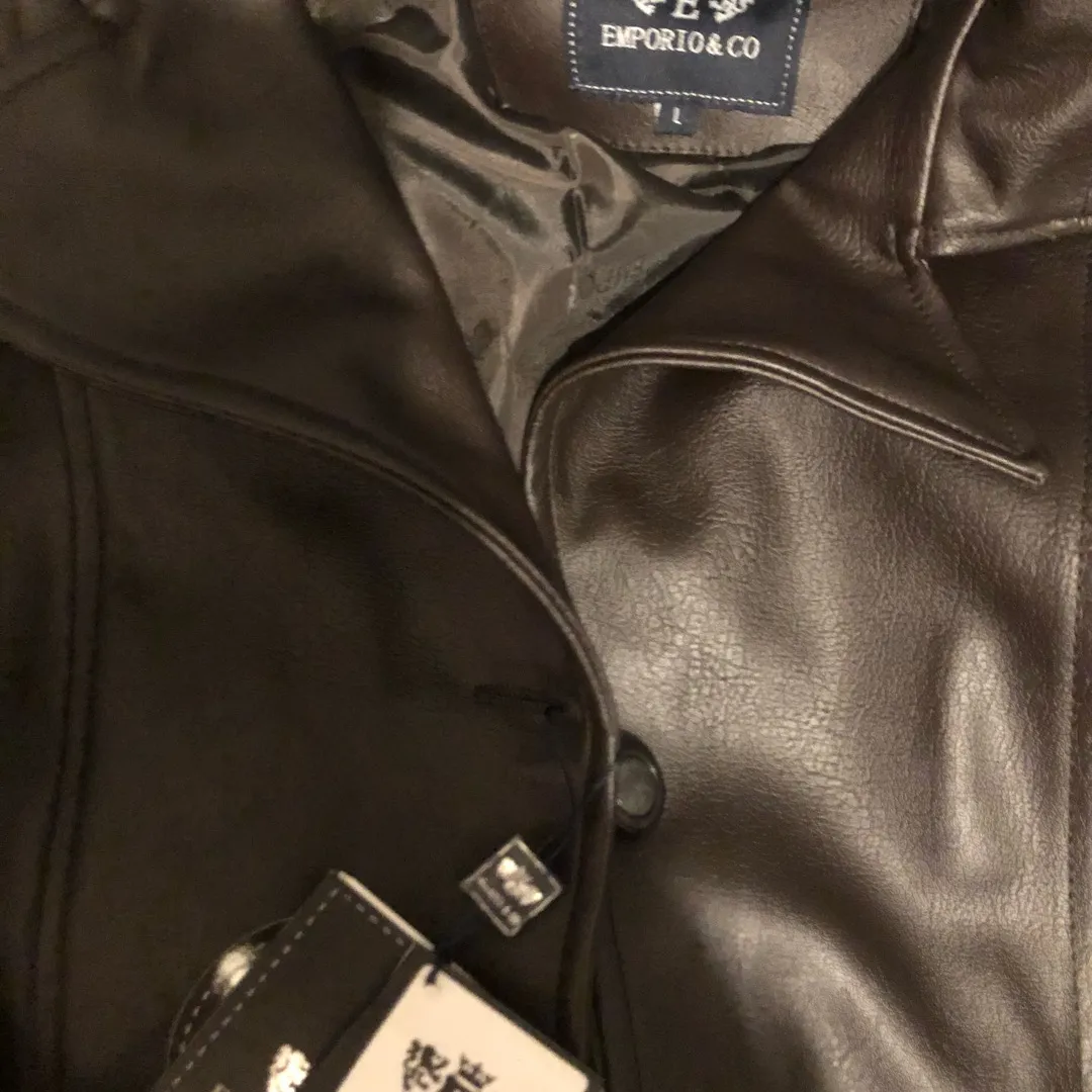 BNWT Emporio & Co Leather Jackets photo 7