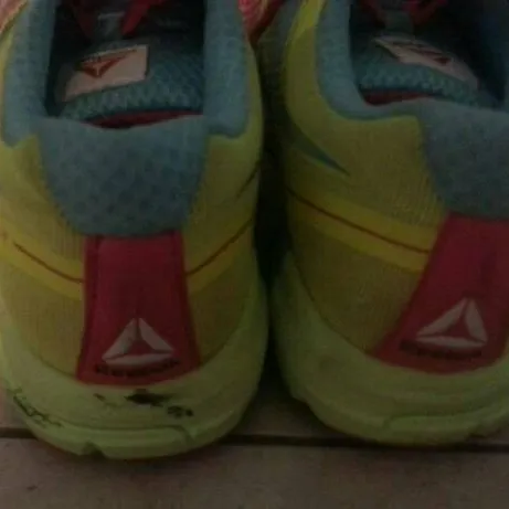 Reebok One Runners In Hot Pink, Turquoise & Florescent Yellow... photo 11