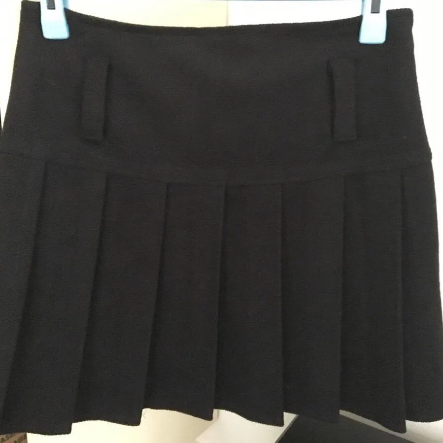 Brand New Black Pleated Skirt Fits XS S photo 1