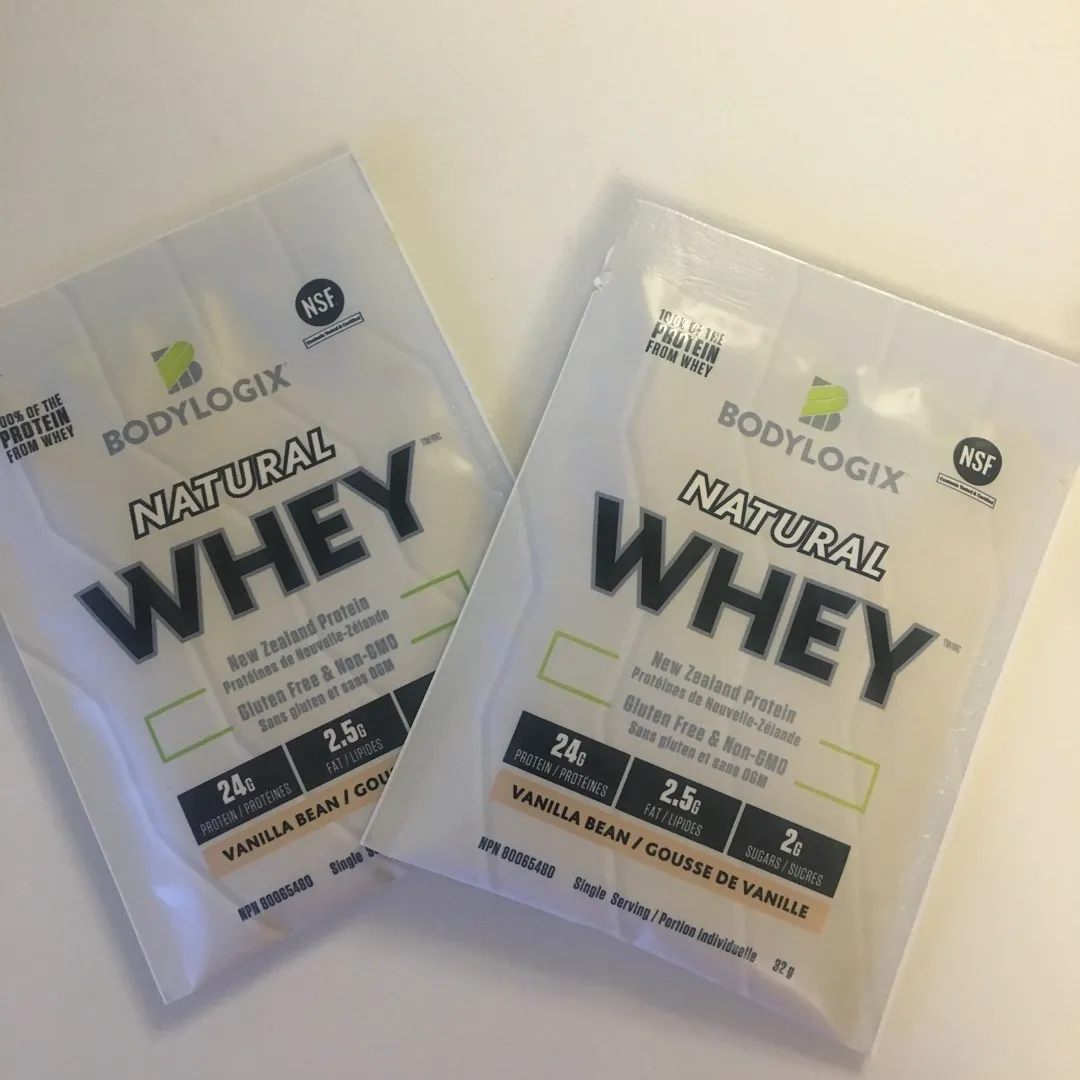 Two Sample Packets Of Whey Powder photo 1