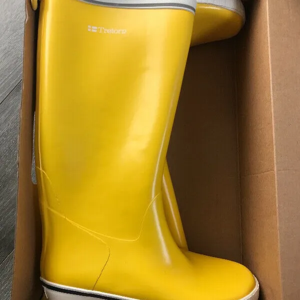 Yellow Rain boots. Size 5/36 photo 1