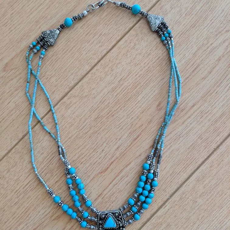 Turquoise Necklace From North India photo 1