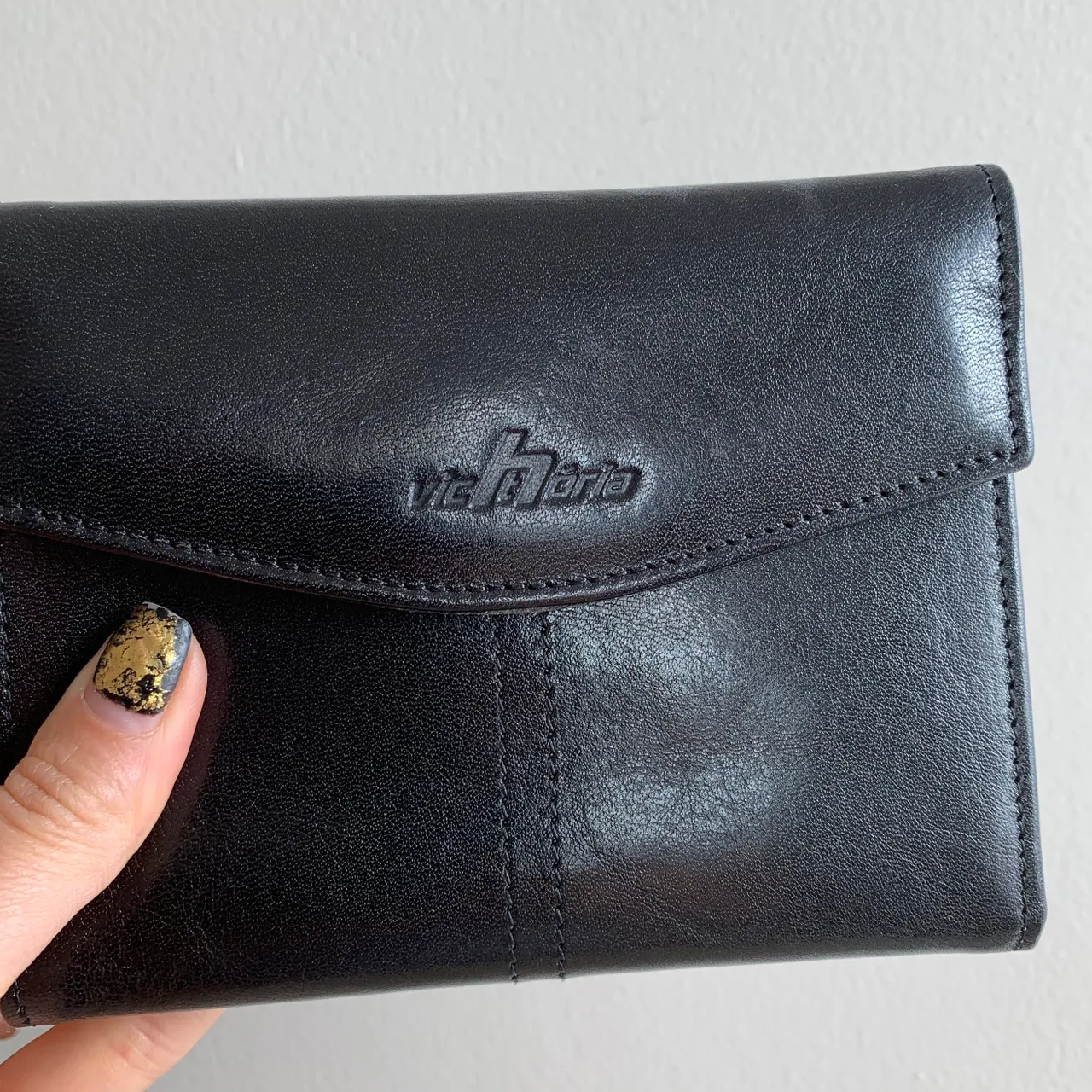 Brand New 100% Leather Black Wallet photo 1