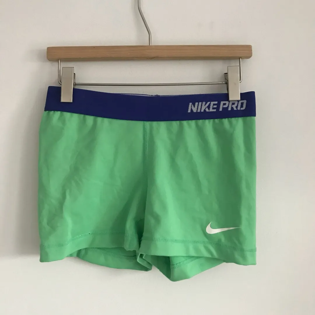 Nike Pro Green Shorts photo 1