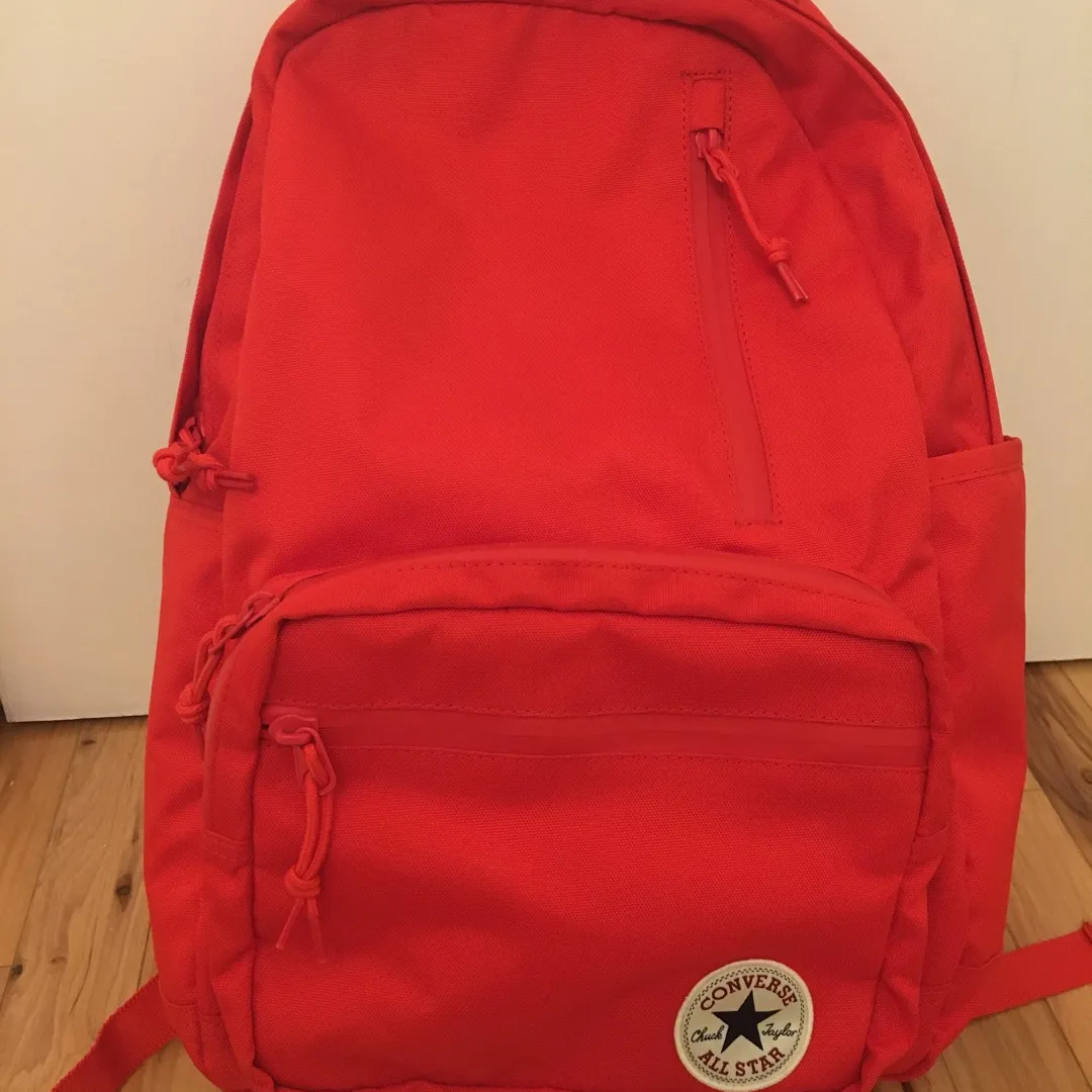 Red Converse Backpack photo 1