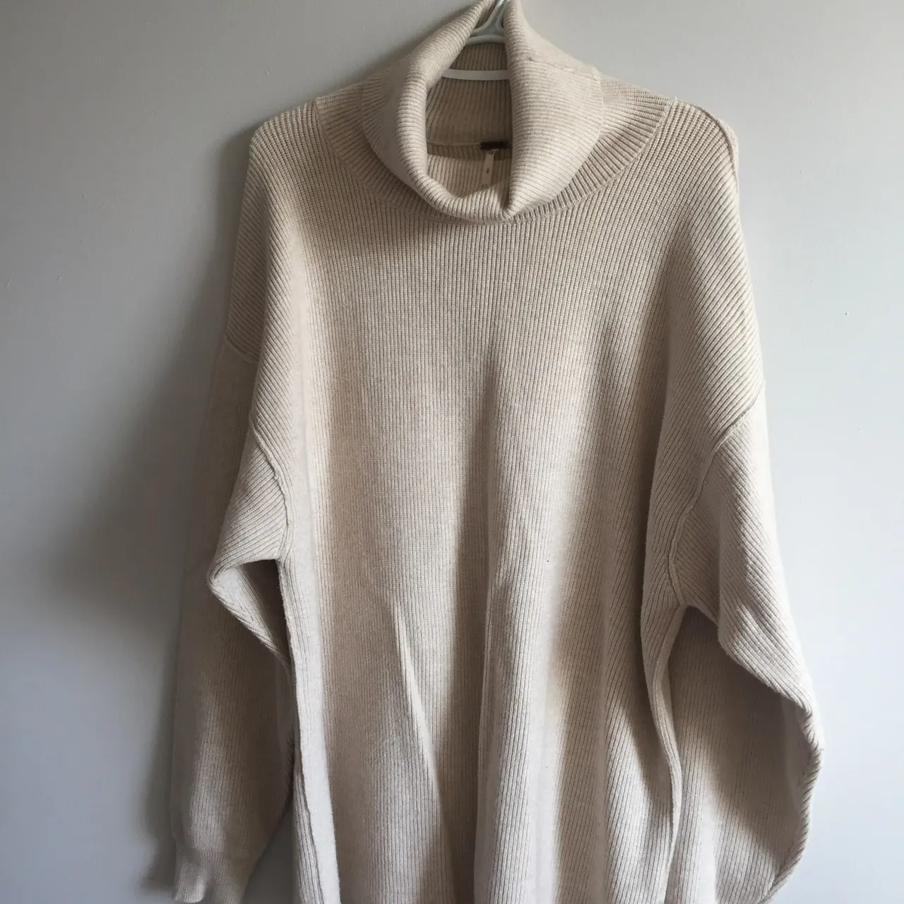 Free People softly structured tunic sweater in EUC photo 3