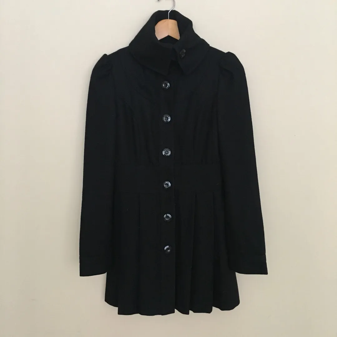 Black Wool Jacket From JCY House Size Xs photo 5