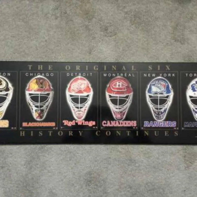 NHL "The Original Six" Hard Poster photo 1