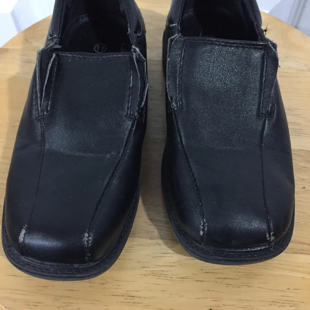 Black Boys Shoes, Size 11 photo 1