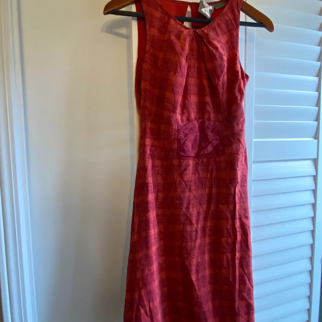 Anthropologie Silk Dress, Size 0 photo 8