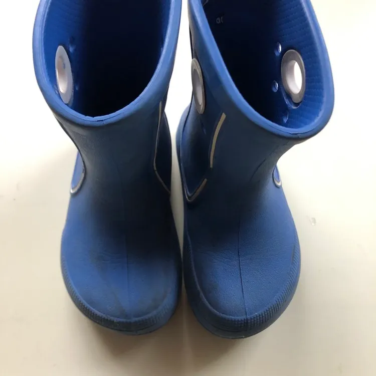 Blue Croc Rain Boots Size 8 photo 3