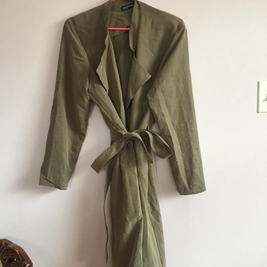 American apparel trench spring jacket photo 1