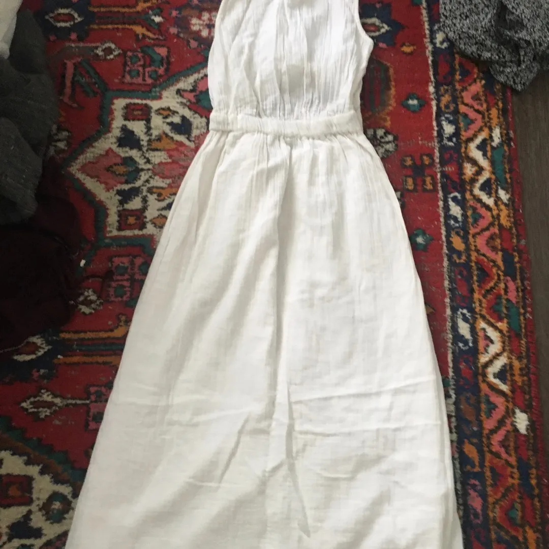 White Cotton Dress photo 1