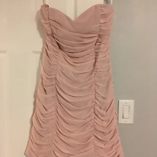 Fitted Sexy Light Pink H&M Dress photo 1