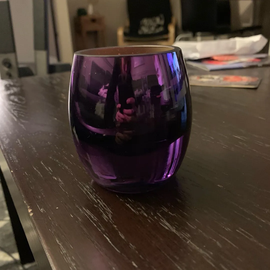 Purple “Glitter” Candle photo 1