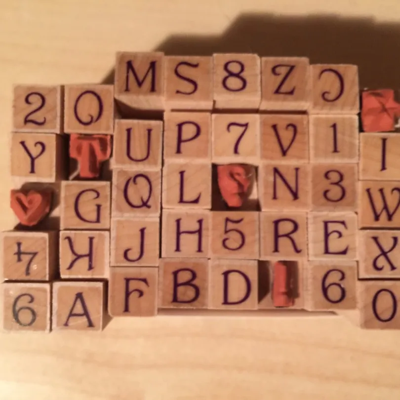 Rubber Stamps: Numbers, Letters And More! photo 3