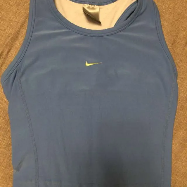 Baby Blue NIKE Workout Top (Small) photo 1