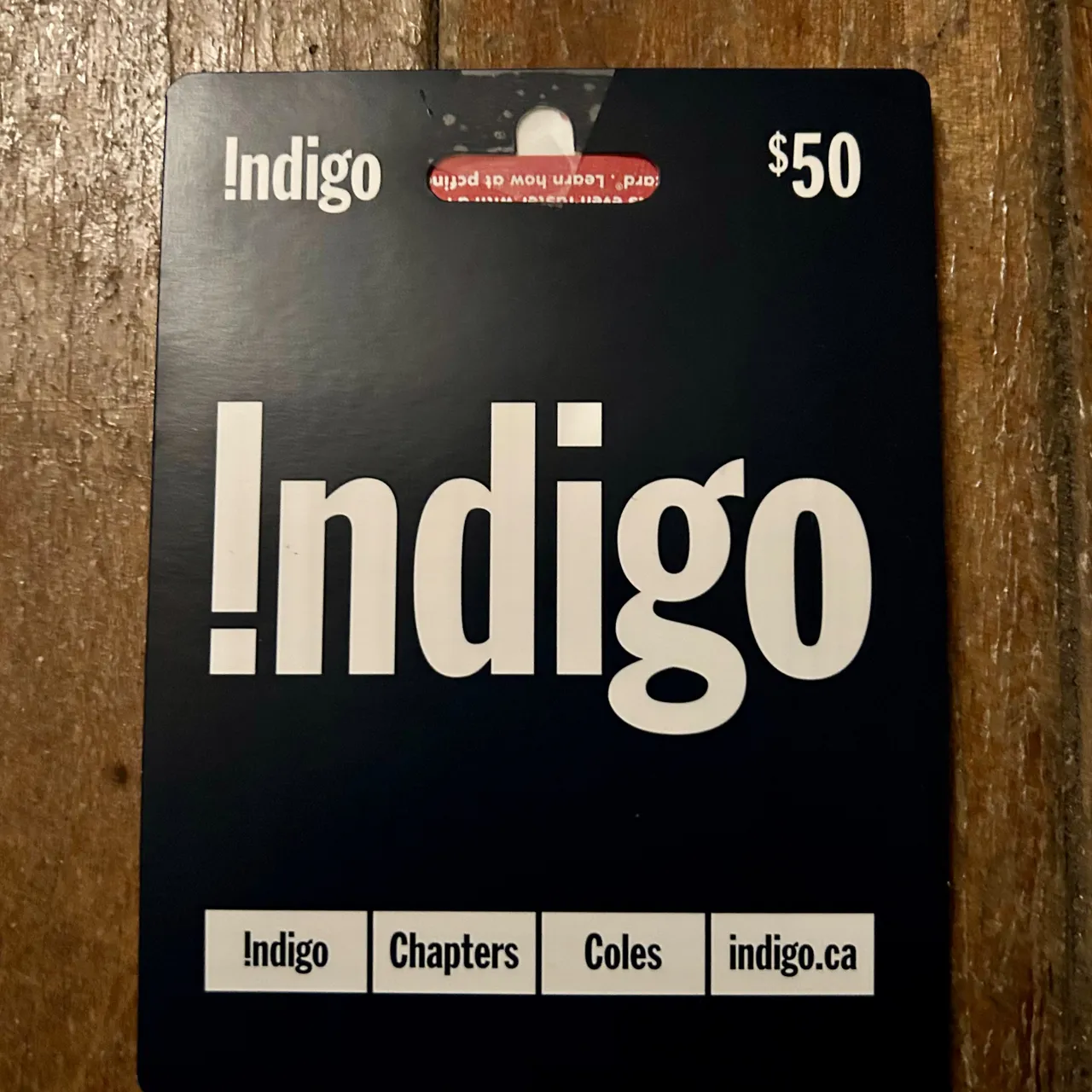 50 Dollar Indigo Card photo 1