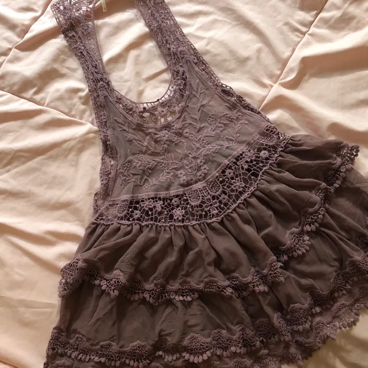 Lavender Lacy Tank From Free People photo 1