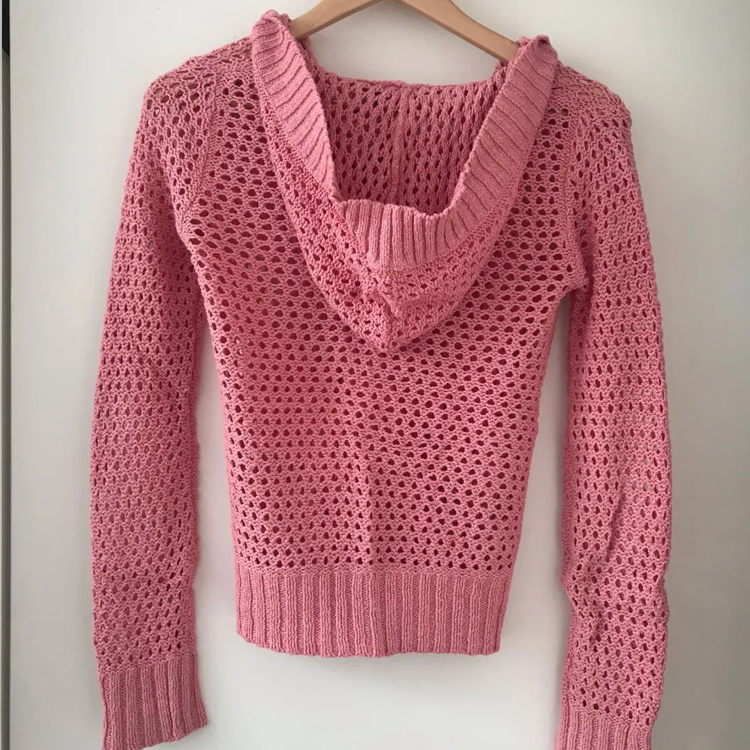 Pink Knit Cardigan photo 3