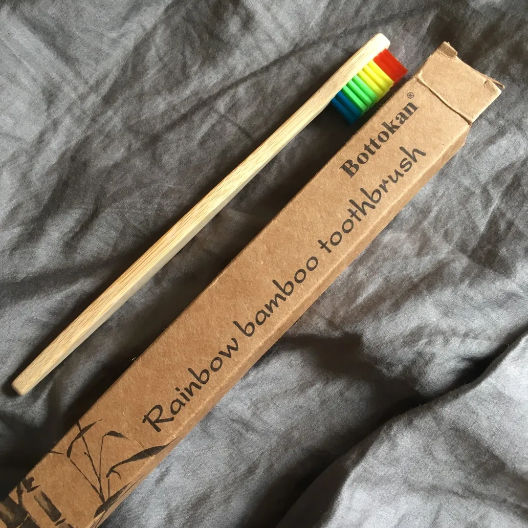 Rainbow Bamboo Toothbrush photo 1