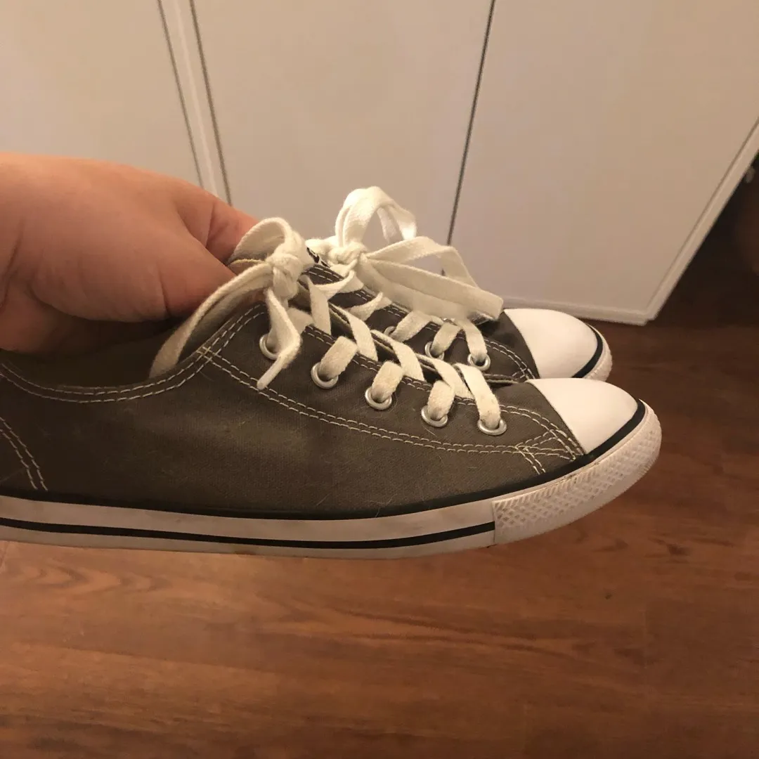 Low Top Converse/Chucks, Size 7.5, Almost New photo 1