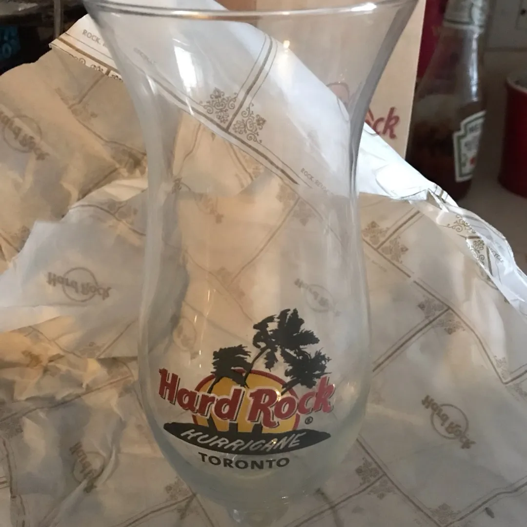 Hard Rock Cafe Hurricane Glass #collectible photo 1