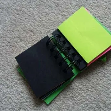 Colourful Sticky Notes Notebook photo 6