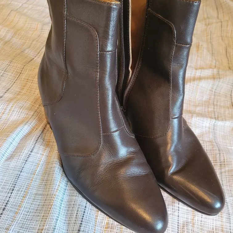 Leather Boots M9 W10.5 photo 1