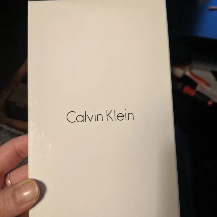 Calvin Klein Leather Wallet And Key Fob Set - New photo 4
