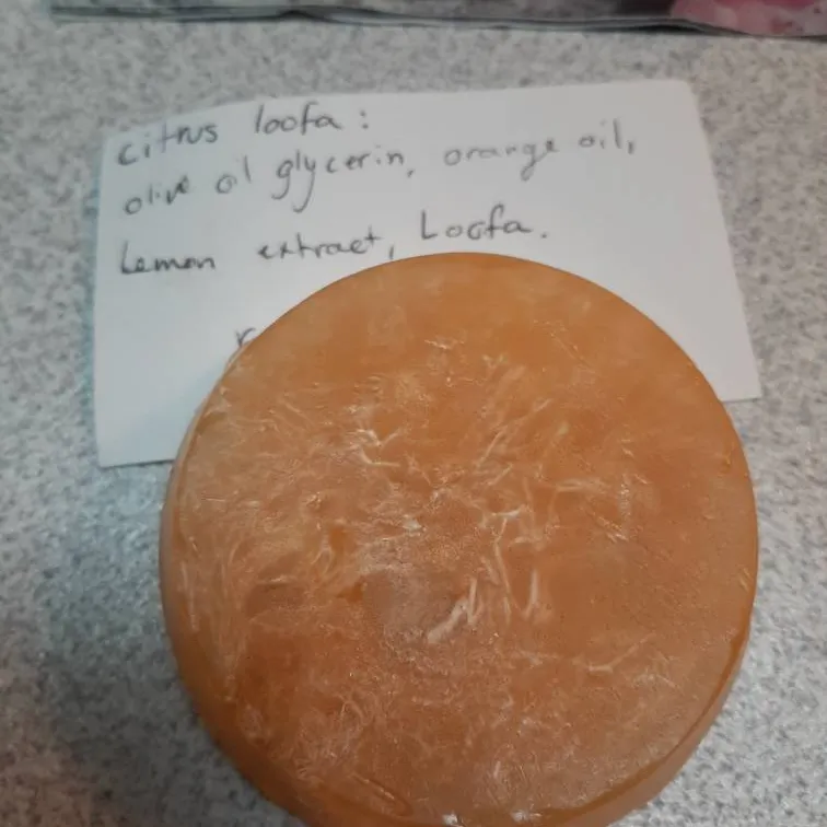 Citrus Loofa soap photo 1