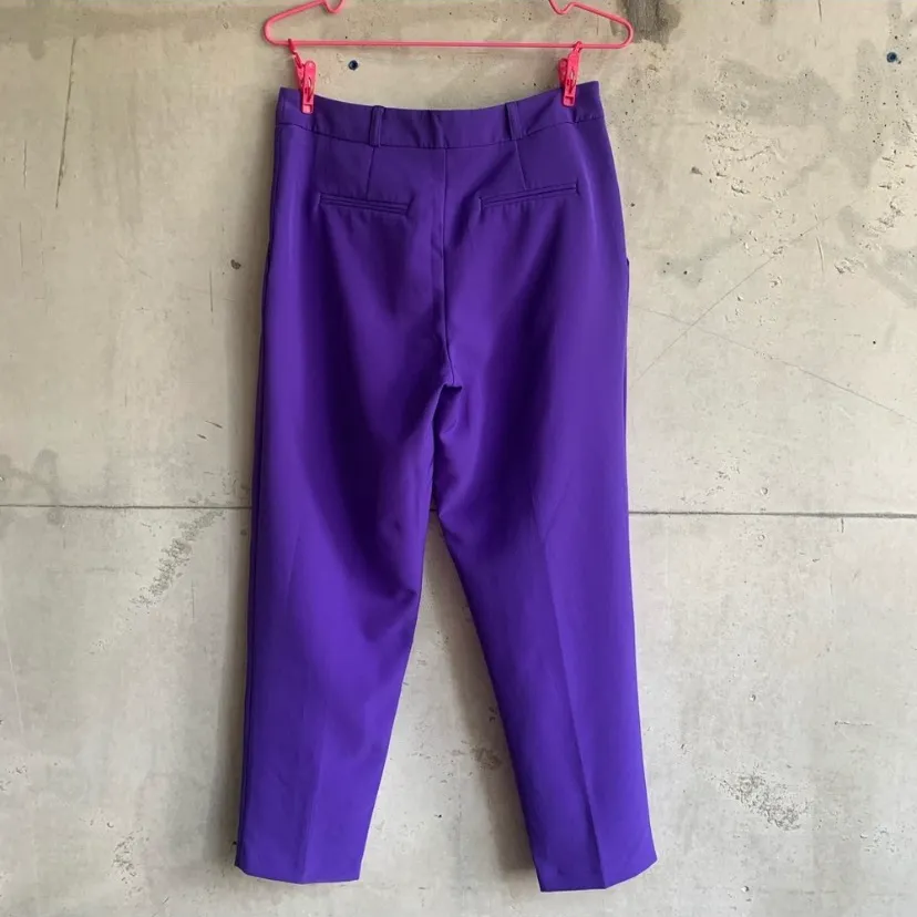ASOS Royal Purple Trousers Size 2 photo 4