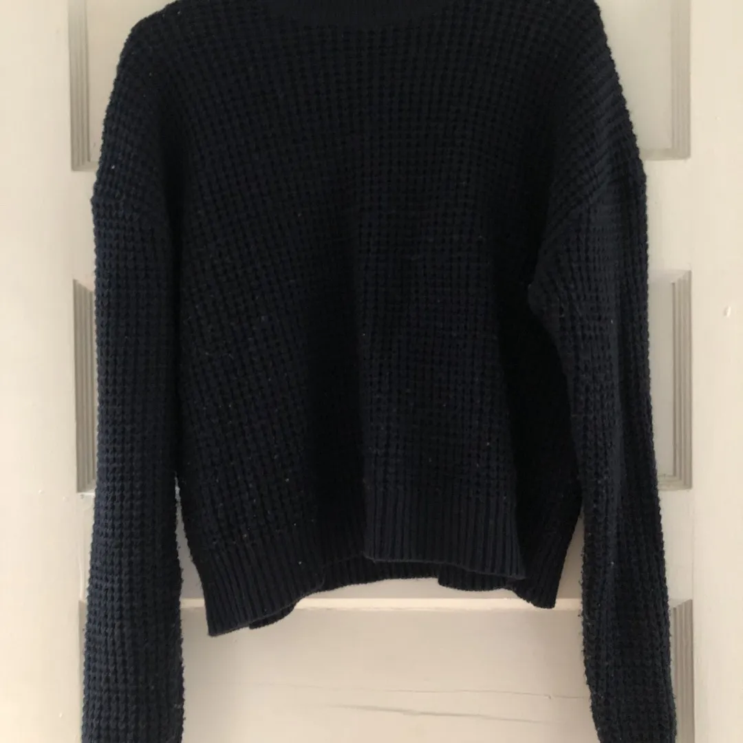 Frank And Oak Navy Sweater photo 1