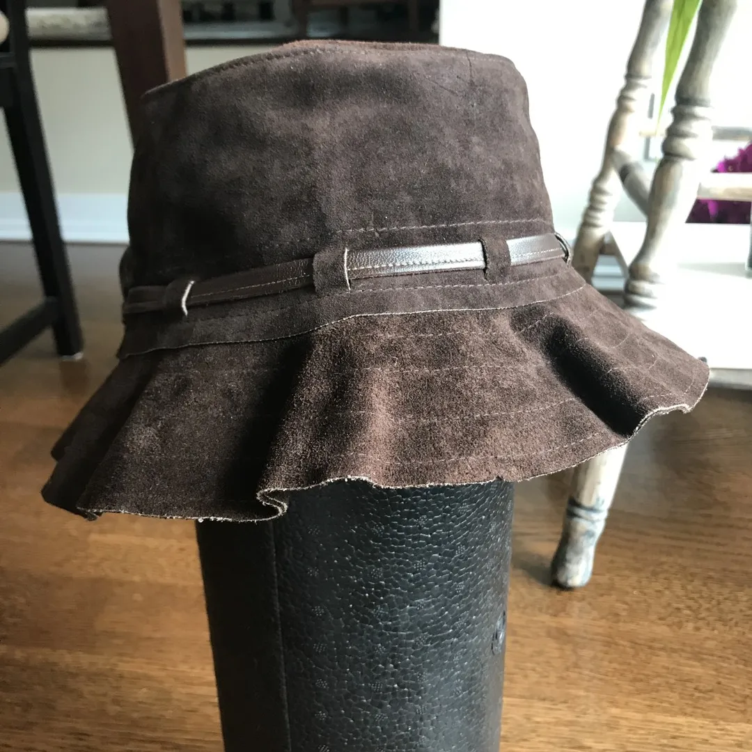 Brown Suede Hat photo 1