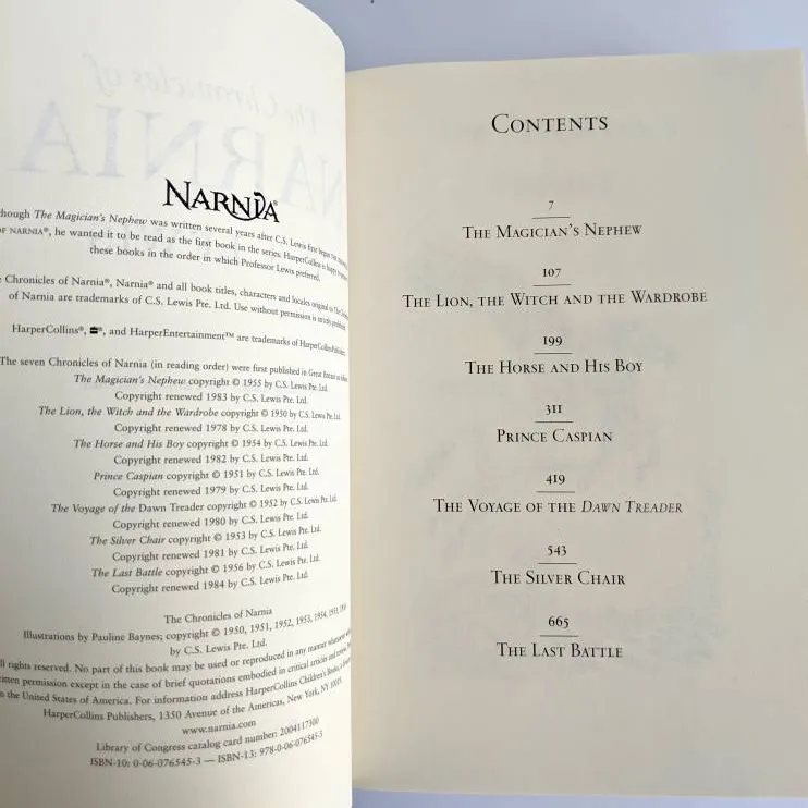 C.S Lewis The Chronicles of Narnia Paperback Novel Book Child... photo 5