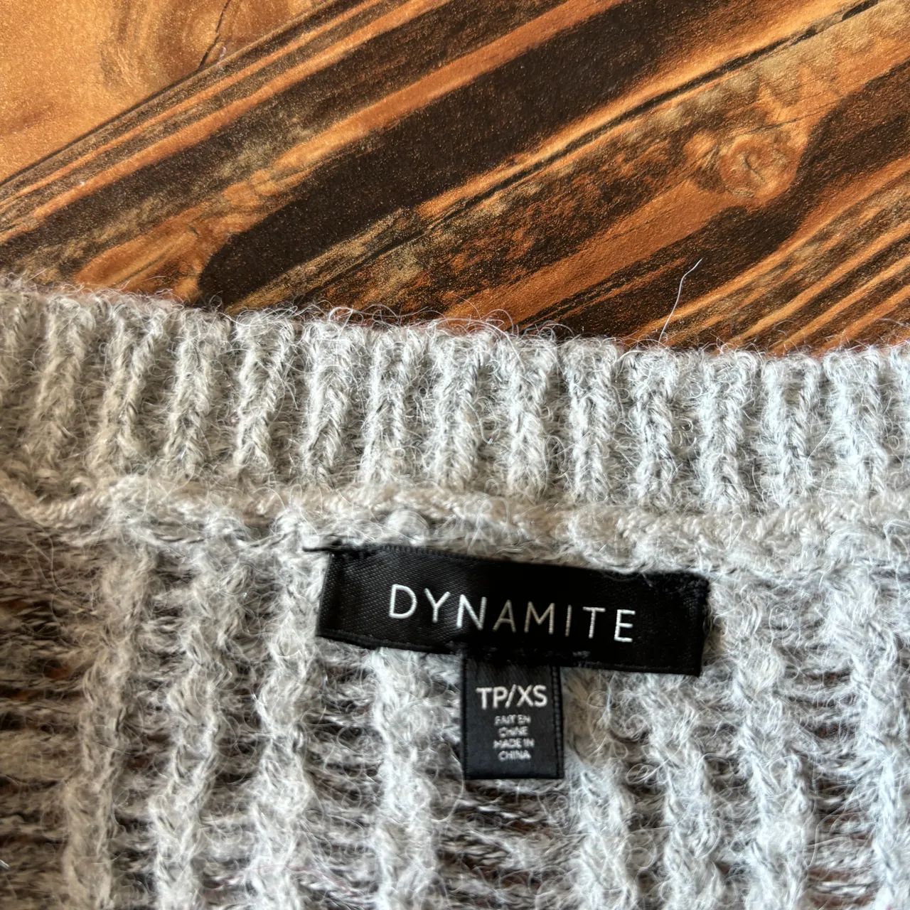 Size XS Dynamite sheer wool sweater  photo 4